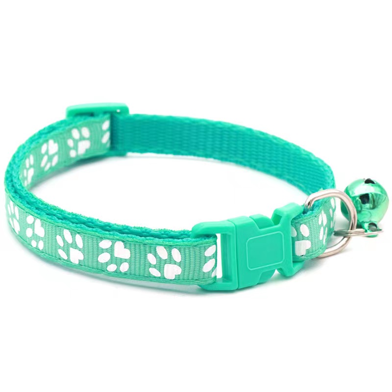 Factory Wholesale Cat Collar Pet Bell Collar Multi Color Cat Accessory Safety Buckle Collar For Cat And Puppy