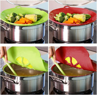 Couvre-plat anti-débordement, protection anti-débordement et anti-ébullition, couvercle de casserole en silicone multifonction, couvercles de casserole anti-éclaboussures en silicone