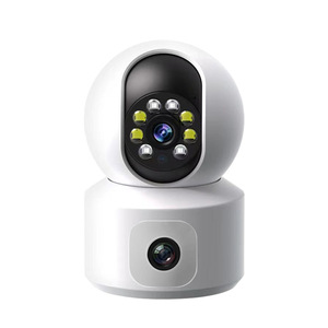 Cámara de Seguridad Inteligente <span class=keywords><strong>WiFi</strong></span> con Vista Panorámica de 360°, 2 Millones de Píxeles, Binocular, Diseño Compacto en Blanco, Visión Nocturna - Product Image 1