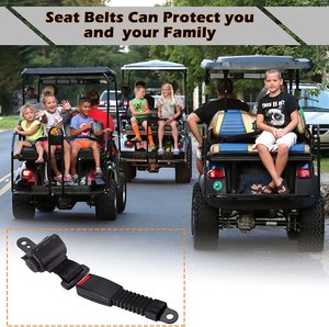 EZGO गोल्फ गाड़ी सीट बेल्ट के लिए वापस लेने योग्य यूनिवर्सल TXT RXV, यामाहा, क्लब कार, यूटीवी, एटीवी - Product Image 6