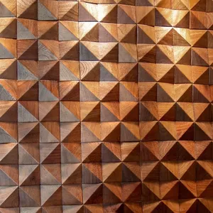 Panel de fondo antiguo de fábrica, tablero decorativo de mosaico, panel de pared de madera maciza 3D de Arte de alta calidad - Product Image 6