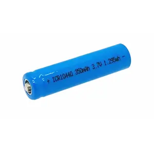Zylindrischen ICR10440 batterie 3,7 v 10440 AAA 350mah li ionen batterie für elektronische produkt