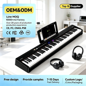 C2 TERENCE Smart Teaching Piano with 88 Weighted <b>Keys</b> Professional Level Sound Source Digital Piano Keyboard - Product Image 1