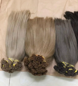 Extensions capillaires à pointe plate de qualité supérieure, double épaisseur, en cheveux humains, à la kératine, extensions adhésives, vente en gros, cheveux vierges vietnamiens - Product Image 2
