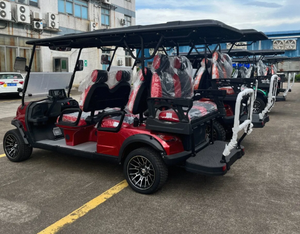 รถกอล์ฟไฟฟ้าราคาประหยัด 6 ที่นั่ง พร้อมแบตเตอรี่ลิเธียม รับน้ำหนักได้ 300 กก. ระยะทาง 54 หลุม ควบคุมด้วยรีโมท - Product Image 5