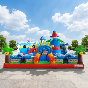 WINSUN - Parque de Diversiones Inflable Comercial Ocean World, Combo de Obstáculos, Castillo Inflable, Ciudad de la Diversión, PVC, CE, Tamaño Personalizado - Product Image 1
