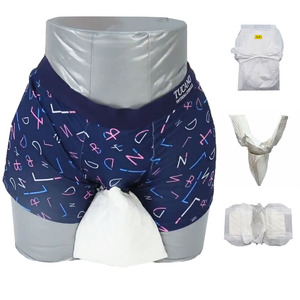 Couche jetable unisexe pour adulte, à changement flexible, avec protection anti-fuites 3D, surface sèche, absorption, sacs à urine adhésifs pour la désodorisation - Product Image 1