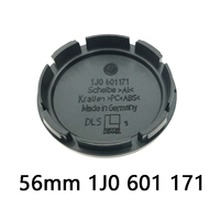 Tapas Centrales para Ruedas de Coche de 55mm, 56mm, 60mm, 63mm, 65mm para VW Golf, Passat, Jetta, Beetle, CC, Bora, Polo, Touareg, Tiguan