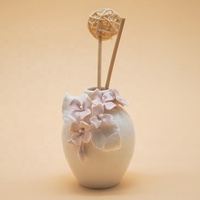 Diffuseur de fleurs en céramique moderne et écologique Bouteille de diffuseur de fleurs en porcelaine Vase en céramique nouveau désodorisant Bourgeon Vase
