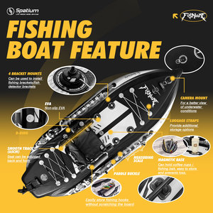 Kayak Inflable de Pesca con Diseño Compacto de PVC, Fácil de Transportar e Instalar, para Entusiastas de la Pesca Remota - Product Image 4