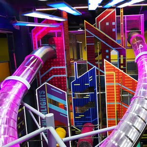 Parc d'attractions Cheer Amusement <span class=keywords><strong>de</strong></span> 6000 m², aire <span class=keywords><strong>de</strong></span> jeux intérieure pour enfants sur mesure avec grands toboggans, piscine à balles, parc <span class=keywords><strong>de</strong></span> trampolines - Product Image 4
