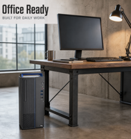 Ordinateur de bureau pour l'approvisionnement des entreprises Hygon 3350 8 cœurs 3,0 GHz 16 Go de mémoire 256 Go SSD 2 Go GPU Ensemble complet avec écran 23,8 pouces