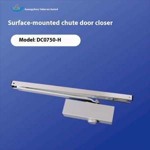 Современный гидравлический доводчик для дверей <span class=keywords><strong>TNB</strong></span> DC0750-H с внешней установкой, прямоугольный, с направляющей, с функцией задержки, для отелей, открытого монтажа, регулируемый - Product Image 4