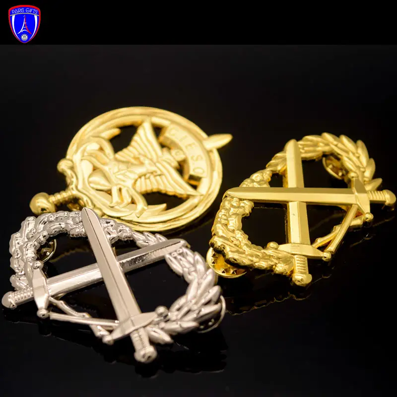 Vàng Bạc 3D Masonic Ve Áo Pin Các Nhà Sản Xuất Trung Quốc Đồng Bằng Ve Áo Masonic Cờ Pin Huy Hiệu Cho Phù Hợp Với Người Đàn Ông Ban Đầu