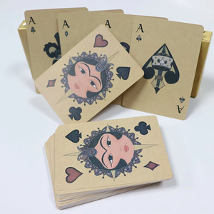Cartes de poker publicitaires <span class=keywords><strong>Avengers</strong></span> imprimées en noir, personnalisées pour le divertissement familial, 100% plastique, double face, durables, écologiques - Product Image 1