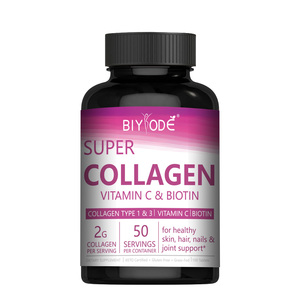 Compresse di Collagene Peptidico con Vitamina C per Capelli, Unghie e <span class=keywords><strong>Articolazioni</strong></span>, <span class=keywords><strong>Integratore</strong></span> di Bellezza Schiarente per Adulti Africani - Product Image 1