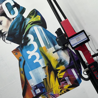 MK01 Printer Cetak di Atas Logam Keramik Kaca Printer Inkjet Mesin Cetak Lantai 3D Printer Dinding UV