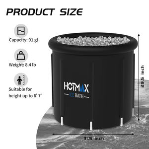 Bain de glace gonflable de luxe pour extérieur et intérieur, unités combinées commerciales en PVC et bacs de plongeon froid à vendre - Product Image 2