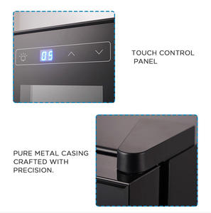 VANACE Prix de gros Mini réfrigérateur à lait portable 10L 18L avec porte en verre pour comptoir, meilleur fabricant de réfrigérateurs pour machine à café - Product Image 3