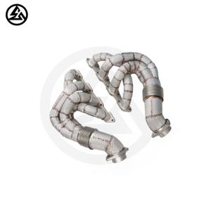 Ajustement parfait CSZ <span class=keywords><strong>F430</strong></span> en-têtes pour <span class=keywords><strong>Ferrari</strong></span> <span class=keywords><strong>F430</strong></span> 4.3L V8 Performance système d'échappement en acier inoxydable têtes à débit libre - Product Image 5