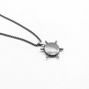 Collar con Colgante de Ancla y Timón yunnique, Acero Inoxidable, Unisex, Joyería para Regalo - Product Image 2