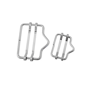 Connettore a nastro da 40mm per filo strianer con fibbia elettrica in acciaio inossidabile - Product Image 3