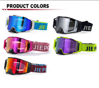 Masque de motocross OTG avec cadre large, lentille anti-buée double couche pour les pilotes portant des lunettes de vue, offre OEM