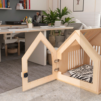 Offre spéciale Autres cages modernes, maisons et meubles pour animaux de compagnie Maison pour chat en bois d'intérieur d'extérieur pour chats