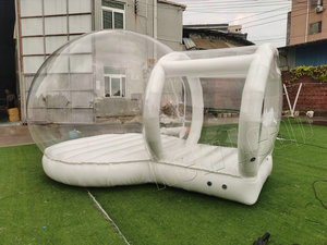 PVC Lều tuyết bong bóng lều Inflatable Mông Cổ mái vòm rõ ràng Lều Trắng bouncy Lều khổng lồ marquee - Product Image 4