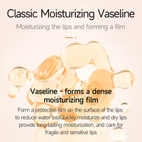Masque de sommeil biologique pour les lèvres de marque privée Crème hydratante à l'extrait de plante avec film exfoliant et réparateur anti-fissure pour la bouche