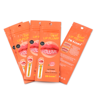 Sachet en plastique pour échantillon cosmétique Mini sac d'emballage plat personnalisé à 3 joints latéraux pour petites entreprises