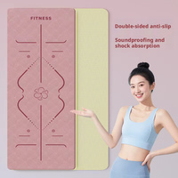 Tapis de yoga, tapis de danse pliable silencieux pour intérieur, tapis de sol pour dortoir, pour la danse, rouleau en mousse pour l'entraînement