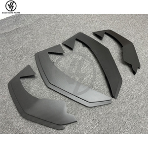 Nouveaux canards arrière en fibre de carbone sèche style Duke mat sans éclairage pour Lamborghini Revuelto - Product Image 3