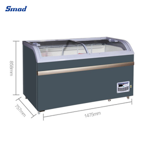 Congélateur coffre profond Smad à grande capacité avec porte vitrée, idéal pour les supermarchés - Offre spéciale - Product Image 5