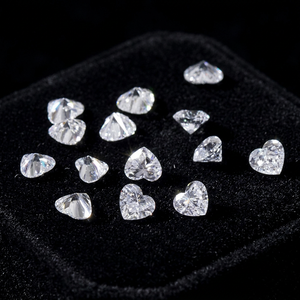 Diamant CVD en forme de cœur, taille coussin, 3mm 3.5mm 4mm 4.5mm, couleur D, pureté VS1, créé en laboratoire, Ratan International - Product Image 5