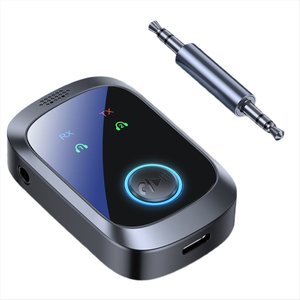 Nouvel adaptateur audio sans fil 2-en-1 pour récepteur et émetteur 5.4, double flux HIFI stéréo, musique, micro AUX 3,5 mm HD C86S Hybride - Product Image 1