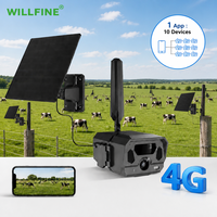 Caméra de sécurité agricole Willfine 12MP, diffusion en direct 2.7K, vision nocturne 30m, alarmes intelligentes pour la surveillance à distance des exploitations agricoles