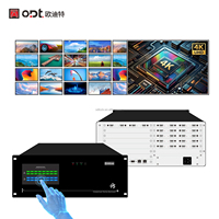 Conmutador de Matriz de Video 4K 4x20 HD-MI con Pantalla Táctil Integrada de 7 Pulgadas para Sistema de Control AV en Estudios de Transmisión