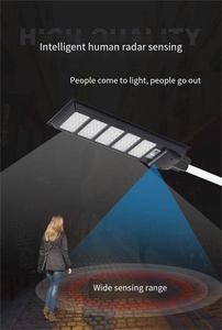 High Brightness IP65 Integrated Solar Street Lights Waterproof Outdoor LED with Human Sensing for Garden &amp; Road <strong>Battery</strong> Operated - Product Image 4