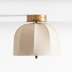 Lampada Decorativa in Tessuto di Lino Stile Americano per Soggiorno, Sala da Pranzo, Illuminazione a Soffitto, B&B, Hotel, Villa, Camera da Letto - Product Image 4