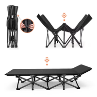 Lit pliant multi-modèles, portable, pour le camping et le bureau, avec tissu Oxford, capacité de 200 kg, avec matelas multi-types