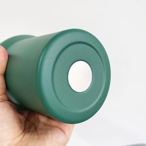 Gobelet isotherme double paroi en acier inoxydable H2.0, revêtement poudré rouge et vert, 40 oz, pour gravure laser - Product Image 4