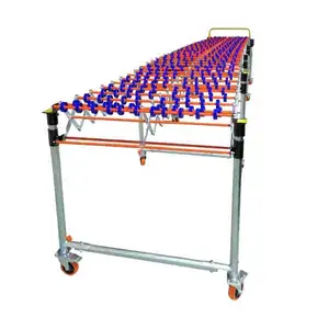 New Design: Flexible Expandable Gravity Plastic Skate Wheel Roller Conveyor Goods Conveyor 2024 Hot Sell Conveyor