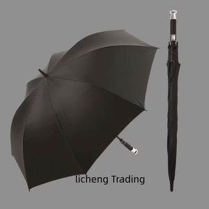 Parapluie de golf de haute qualité avec logo personnalisé, promotionnel, vente en gros, parapluies longs à manche droit, grands et volumineux pour voiture - Product Image 2