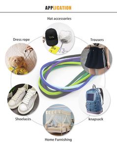 Factory Wholesale 12mm Polypropylene Shoelaces Color Hollow Flat Rope for Hoodie Drawstring Cord - Product Image 6