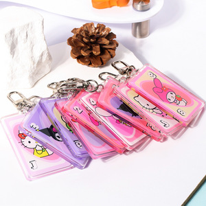 Custom Cute New Cartoon Character Melotti Kulomi Creative Acrylic UV Printed PVC Plastic <b>Keychain</b> Bag Hanging Pendant Wholesale - Product Image 4