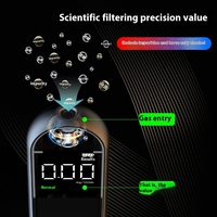 Professional Breath Analysis Device High-Precision Alcohol Testing Instrument Semiconductor Sensor Lithium Battery Response Time