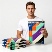 Enveloppes en polyéthylène personnalisées résistantes aux déchirures avec logo pour l'emballage de chaussures, chaussettes et fourrures, expédition postale et livraison express