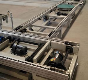 Custom Automatic Speed Chain Conveyor for Computer Assembly Line - Product Image 5