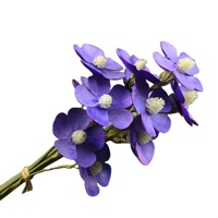 Hochwertige Bunte Konservierte Blumen Violette Getrocknete Blumensträuße zur Heimdekoration
